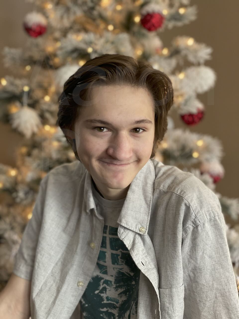 Christmas Portrait Son